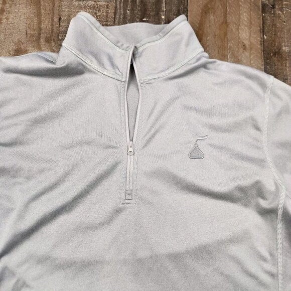 Mens North Face Tech Fleece size XL Gray Hershey 1/4 Zip Long Sleeve Pullover - Picture 6 of 11